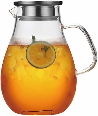 Home Smart Glass Water Carafe with stainless steel lid.. DIAYTAR Nigeria: Where affordability meets fast and reliable e-commerce service.
