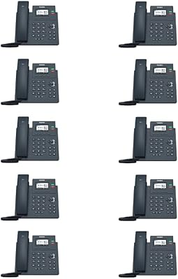 Yalink SIP-T31G IP phone [Pack of 10] 2 accounts for Internet calls. graphics screen 2.3.. Shop the smart way with DIAYTAR NIGERIA's extensive selection and budget-friendly nationwide delivery.