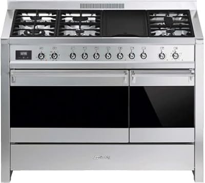 Bi -combustible stove SMEG A3-81, size 120 cm of Opera - Stainless steel - Classified B/B - Guarantee one year.. Shop electronics, clothes, and everything in between on DIAYTAR Nigeria.