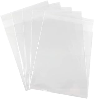 Plastic bags Poly transparent self -adhesive (7 x 8.5 inches) - pack of 100.. DIAYTAR NIGERIA: Where shopping meets satisfaction with affordable prices and prompt delivery services.