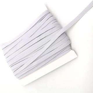 Cybrex white elastic ribbon (1/2 "x 10 meters) 1 package for sewing, crafts, fashion and multi-use design... Discover unbeatable variety on DIAYTAR Nigeria — shop today, delivered this week.