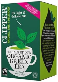 Pure biological green tea Clipper Fairtrade (with 40 tea sachets).. DIAYTAR NIGERIA: Your partner in affordable online shopping with reliable 5-8 day shipping nationwide.