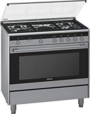 Self -supporting gas stove, silver, 23.6 x 33.4 x 35.4 inches, HQ738357M, warranty 1 year.. Make shopping fun and stress-free with DIAYTAR Nigeria.