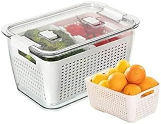 Home Smiths Mini Storage box for fridge with double layer fruit basket 14 x 9.5 x 9 cm.. Nigeria's most diverse e-commerce platform delivers quality and affordability to your doorstep in 5-8 days.