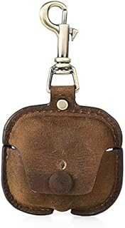 Portable leather protection case compatible with AirPods 3 with a clip to avoid loss of Apple AirPods 3rd generation 2021, latest generation 2021 (brown color).. Browse, shop, and receive — DIAYTAR Nigeria keeps it simple.