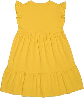 Trendy ECCO Dress for Girls - Yellow Dress Eternal Smiles (1 pack).. Shop with purpose at DIAYTAR NIGERIA and receive your purchases at unbeatable prices within the week.