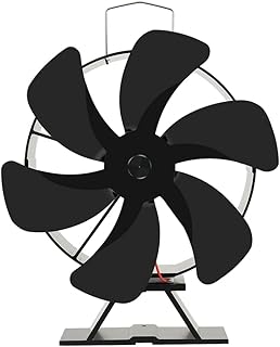 6 -blade wood stove fan with stove thermometer for firewood, firewood, fireplace.. Get your essentials without leaving home — thanks to DIAYTAR Nigeria.