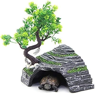 OMIM reptile ramp, turtle hiding place, well exposed terrace and resin shelter (size m).. Your digital shopping destination, DIAYTAR NIGERIA combines variety with affordability and quick delivery.