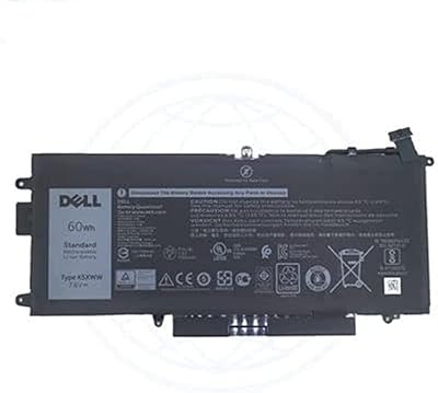 Laptop computer battery compatible with Dell Latitude 5289 7390 60WH 2 in 1 K5XWW Laptily Battery Compatible with PC rechargeable battery.. Shop with confidence at DIAYTAR NIGERIA, Nigeria's premier affordable e-commerce platform.