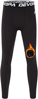 Compression sports tights for young boys lined with fleece and thermal base layer, black (lined in fleece), 10-12 years.. Looking for a deal? DIAYTAR Nigeria has thousands waiting for you.