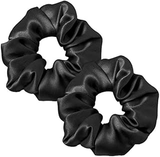 Elastic hair in anti-frysti silk silk, 100 % mulberry silk attachments to avoid slots, elastic for ponytail (black, 2 pieces).. Experience hassle-free shopping with DIAYTAR NIGERIA's user-friendly platform and prompt delivery service.