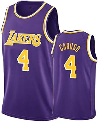 Basketball jersey New season Lakers 4# Alex Caruso, sleeveless purple, breathable, athletic, sweating, fast drying, S 165 ~ 170 cm.. DIAYTAR NIGERIA revolutionizes e-commerce with our affordable prices and dependable delivery timeframes.