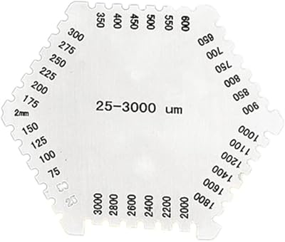 Wet mole thickness gauge Felkis in stainless steel, damp movie comb, hexagonal gauge, damp film comb, high -precision damp covering.. Your trusted e-commerce destination, DIAYTAR NIGERIA offers extensive variety with reliable shipping.