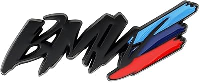 Original BMW replacement badge, lateral 3D metal emblem, personalized car body decoration modification sticker (matt black).. DIAYTAR NIGERIA stands as your affordable shopping ally with nationwide delivery in just 5-8 days.