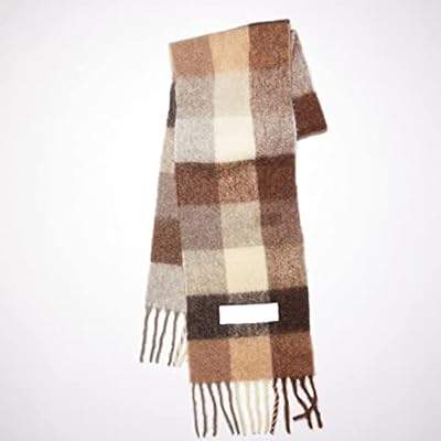 Chenyoufff AC Studios Men and Women General Style Hapal Chamber Cover of Creator Scarf against Acne Pattern Plaid Colorful Tzitzit Imitation (Color: 19).. DIAYTAR NIGERIA transforms dreams into deliveries with our affordable prices and reliable shipping.