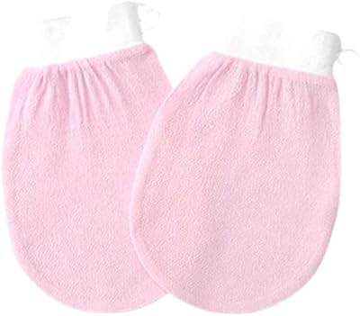 Korean exfoliating bath towel, the best exfoliating bath glove to eliminate dead skin cells (pink).. Explore limitless products on DIAYTAR Nigeria — at the lowest prices.