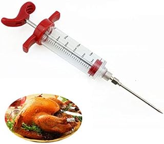 1 package of plastic marinade injector syringe with barbecue screwing needle, 1.1 oz (30 ml) red. Meat injector kit, turkey injector syringe, marinade needles for the delicious smoke house, portable for the party.. DIAYTAR NIGERIA makes quality accessible with our diverse product range and dependable delivery service.