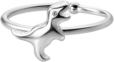 Sterling 925 silver dinosaur ring, simple and cute design, for women and men, animal rings, open wedding rings, adjustable declaration ring, gift jewelry, metal, not known.. DIAYTAR NIGERIA: Connecting Nigerians with their needs through our affordable and diverse marketplace.