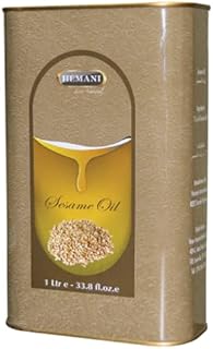 Hemani sesame oil - 1 liter, 100% rich in vitamins, has antiviral properties, maintains cholesterol levels, good for sinuses and migraines.. No hassle, just shopping — DIAYTAR Nigeria delivers in under 8 days.