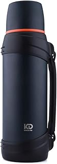 Large 2.5 l stainless steel travel thermos with BPA -free cup, large vacuum bottle.. DIAYTAR NIGERIA: Your trusted partner for affordable online shopping with reliable delivery timeframes.