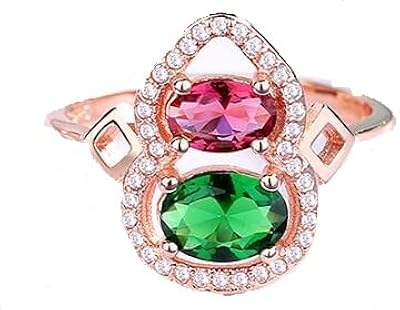 Ruby ring and emerald luzavut with diamonds, rose gold engagement ring with intertwined crystals, personalized jewelry for the feast of women of women for the best of you, alumide, zircon stone stone.. Discover the perfect balance of price and convenience with DIAYTAR NIGERIA's nationwide e-commerce platform.