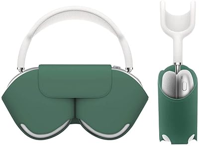 Goodrun protection case compatible with Apple AirPods Max with automatic standby, protective case for anti -scratch headphones for travel, AirPods Max - Green Accessories.. Make shopping fun and stress-free with DIAYTAR Nigeria.