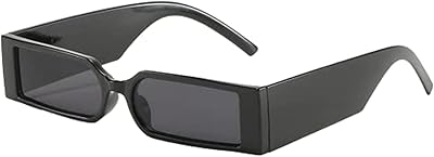 Fine rectangular sunglasses for men and women, classic design for uv400 protection, black.. The best online shopping experience in Nigeria — DIAYTAR delivers it all.