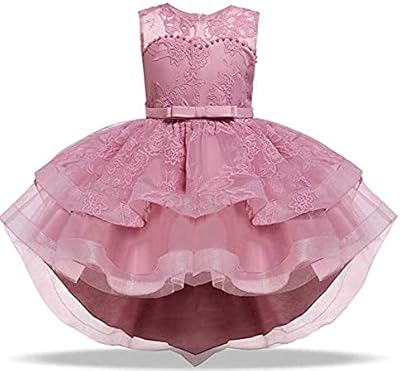 Tutu dress in tulle decorated with flowers with a knot at the waist for girls.. Shopping made simple with DIAYTAR NIGERIA's vast selection and budget-friendly nationwide delivery.