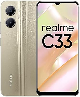 Realme Mobile C33 Dual SIM 64 GB ROM 4 GB of RAM (only GSM | No CDMA) 4G/LTE Smartphone unlocked in factory (Sandy Gold) - International version.. Shop efficiently from anywhere with DIAYTAR NIGERIA's comprehensive platform and quick delivery options.