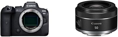 Kit kit for camera without cannon mirror eos r6 + rf 50 mm 1.8 STM.. DIAYTAR NIGERIA: Creating access to affordable products for every Nigerian with our swift delivery service.