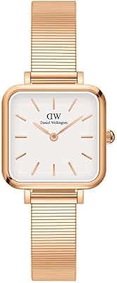 Square watch Daniel Wellington Quadro Studio Melrose with knitted bracelet.. DIAYTAR NIGERIA puts thousands of products at your fingertips with affordable prices and delivery within a week.