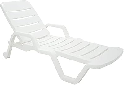 Sun Coast leblon furniture, white | plastic pool bed | Summer long chair | beach long chair.. Shop smart, shop DIAYTAR - Nigeria's most affordable e-commerce platform with nationwide delivery.