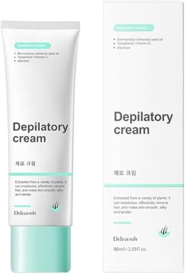 Deleventh Depilatory Cream 1.05 FL.OZ/Soft and effective hair removal for armpits, private parts, pubic area, bikini area, infused vitamin E formula, soothes, protects the skin, leaves no brand.. Get access to thousands of affordable products only on DIAYTAR Nigeria.