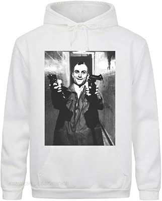 Travis Bickle Taxi Driver Men Hooded Sweating Robert De Niro Film Camisas Hoomre Adult Sweahoodies Sweathoodies (White, S).. DIAYTAR NIGERIA transforms online shopping with competitive prices and dependable nationwide delivery.