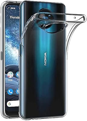 Transparent rear shell absorbing shocks in flexible rubber gel for Nokia 8.3 5g (6.8 inch).. Find more for less — only on DIAYTAR Nigeria.