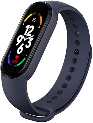 Intelligent M7 smart watch for men and women, 1.1 inch color screen, waterproof activity tracker, bluetooth connection, message recall, monitoring of heart rate and sleep (blue).. DIAYTAR NIGERIA: The marketplace that brings affordable products to every Nigerian home in under 8 days.