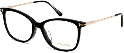 Tom Ford FT 5510 -F medical glasses, Asian size 001, shiny black, shiny black, 54/17/140.. DIAYTAR NIGERIA: Where every shopping need is fulfilled with affordable prices and nationwide shipping.