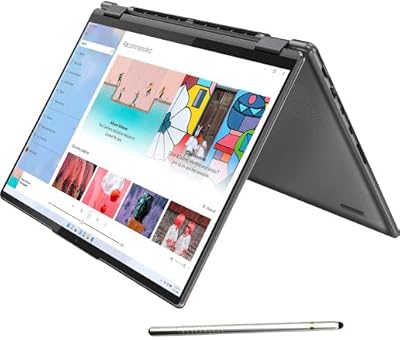 Lenovo yoga 7i 2-in-1 laptop with 2,5K 16-inch touch screen, Intel 12 Core i5-1240p, 8 GB RAM LPDDR5, SSD 512 GB, Intel Iris XE graphics card, backlit keyboard, FPS, Windows 11h and Styule.. Shop smart, shop DIAYTAR - Nigeria's most affordable e-commerce platform with nationwide delivery.