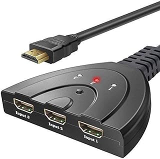 HDMI switch, Wishlink 3 Ports 4K HDMI 3x1 HDMI Distributor HDMI Cable Pigtail Cable Support for 3D Full HD 4K 1080p.. Fast delivery is our promise — DIAYTAR Nigeria keeps it real.