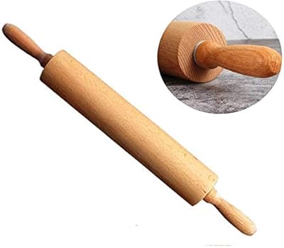 Shaya wooden pastry roller, wooden kitchen utensils, cooking tools, for qualified bakers, ideal for basic wooden utensils for bread, pastries, cookies, pizzas and pies... DIAYTAR NIGERIA bridges the gap between desire and affordability with nationwide delivery in under 8 days.