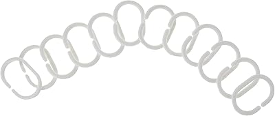 12 -piece shower rings (plastic).. Your complete shopping solution, DIAYTAR NIGERIA offers extensive choice with competitive prices and delivery.