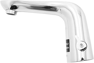 Automatic contactless automatic bathroom sink tap, chrome finish, with hole covering plate, works on battery or socket with control box and temperature mixer, chrome list.. Experience the joy of discovery with DIAYTAR NIGERIA's vast catalog and nationwide affordable delivery.
