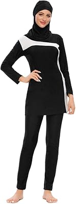 WOWDECOR Muslim swimwear for woman Simple swimsuit 3 -room Islamic burkini with long sleeves.. DIAYTAR NIGERIA delivers affordability and convenience to your doorstep within 8 days of purchase.