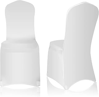 10 pieces of elastane chair for Wedding Festival Dining Room White/Black Standard Elastic Chair Curses Universal (White).. Find more for less — only on DIAYTAR Nigeria.