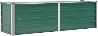 Feddexcel rated bed box, galvanized steel, dimensions 160 x 40 x 45 cm, green color.. Experience retail satisfaction with DIAYTAR NIGERIA's comprehensive platform and prompt shipping service.