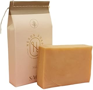 Sauge soap by Las Store - Made in Turkey - Natural, artisanal and artistic soap, extra virgin olive oil, traditional cold treatment, moisturizing bathrooms for men and women - 100g.. DIAYTAR NIGERIA: Where smart shoppers find everything they need at prices they can afford.