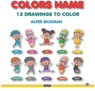 Color name: 12 coloring drawings (learn colors).. Shop for everything you need at DIAYTAR NIGERIA, with budget-friendly prices and quick delivery.