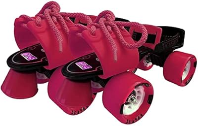 JASPO - Adjustable roller skates for 6 to 14 years old | Vinyl toe stop for good control | Adjustable speed (pink).. DIAYTAR NIGERIA brings affordable products to every doorstep with our reliable 5-8 day shipping.