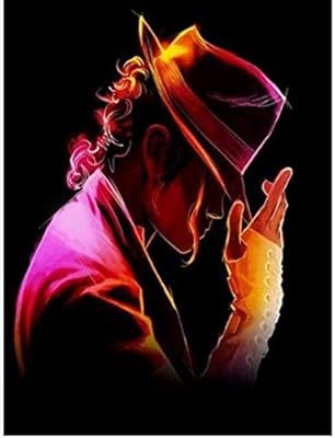 Procimi art poster Michael Jackson 18 x 24 inches without frame for wall decoration (silk poster).. DIAYTAR NIGERIA: Where every shopping need is met with affordable prices and timely delivery.
