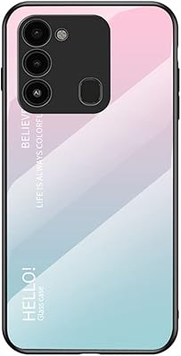 Ultra -slim tempered glass lid Gradient Large box for Tecno Spark 8c 6.6 inches - Rose + Blue.. Experience hassle-free shopping with DIAYTAR NIGERIA's user-friendly platform and prompt delivery service.